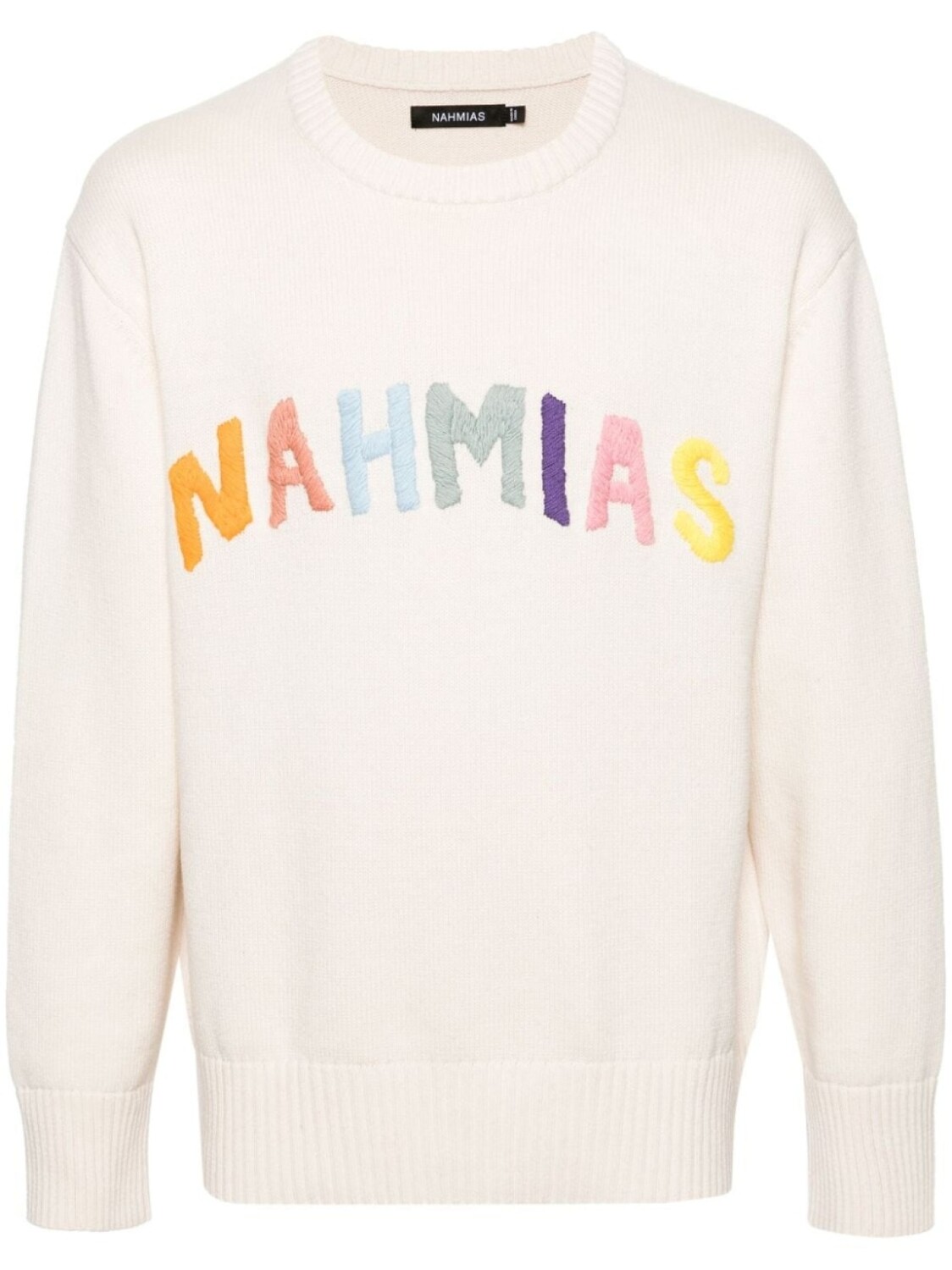

Nahmias джемпер Rainbow с логотипом, нейтральный цвет