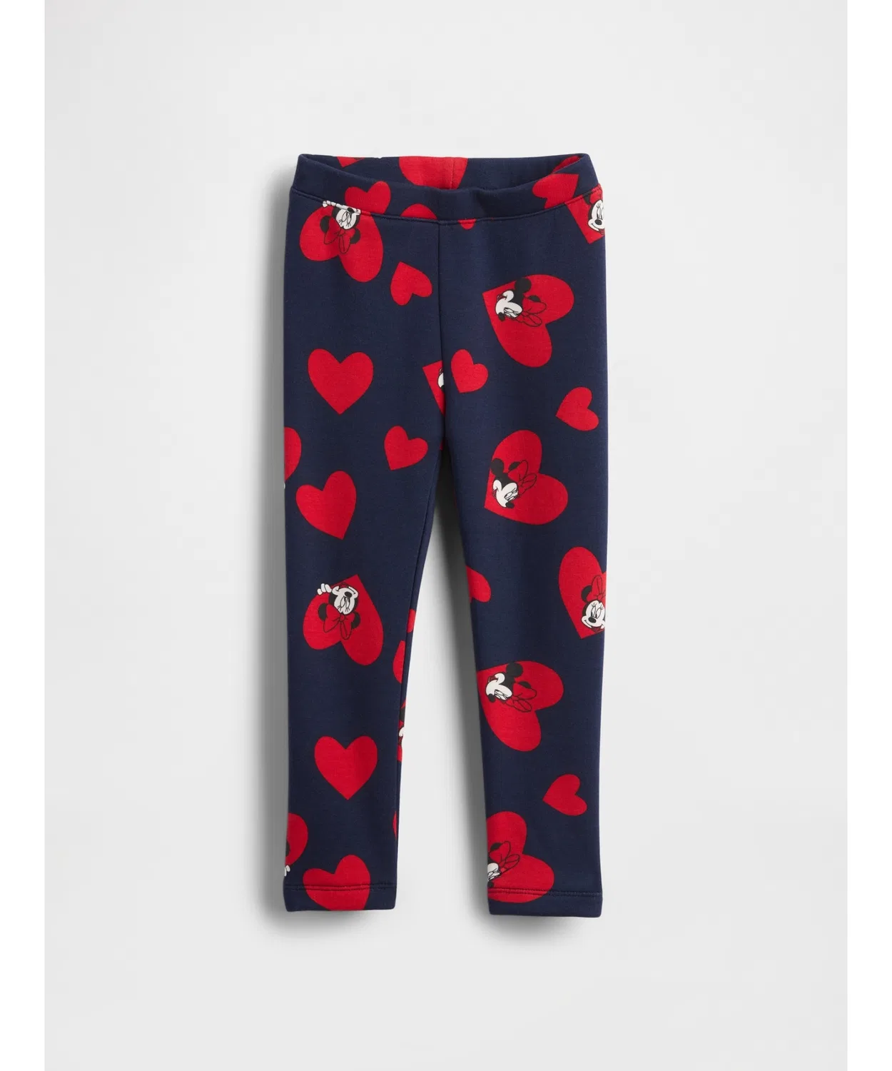Леггинсы с начесом Disney x Gap, Микки и Минни, темно-синие — фото 3
