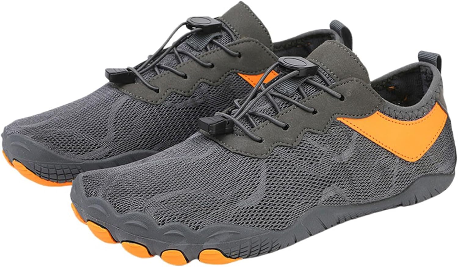 

Заземленная обувь для женщин, нескользящие туфли-босоножки, обувь для бега, походов и ходьбы для мужчин, здоровая и нескользящая, с широкой носочной частью, пляжные кроссовки, легкие, дышащие, водостойкие кроссовки, удобная обувь Generic, серый