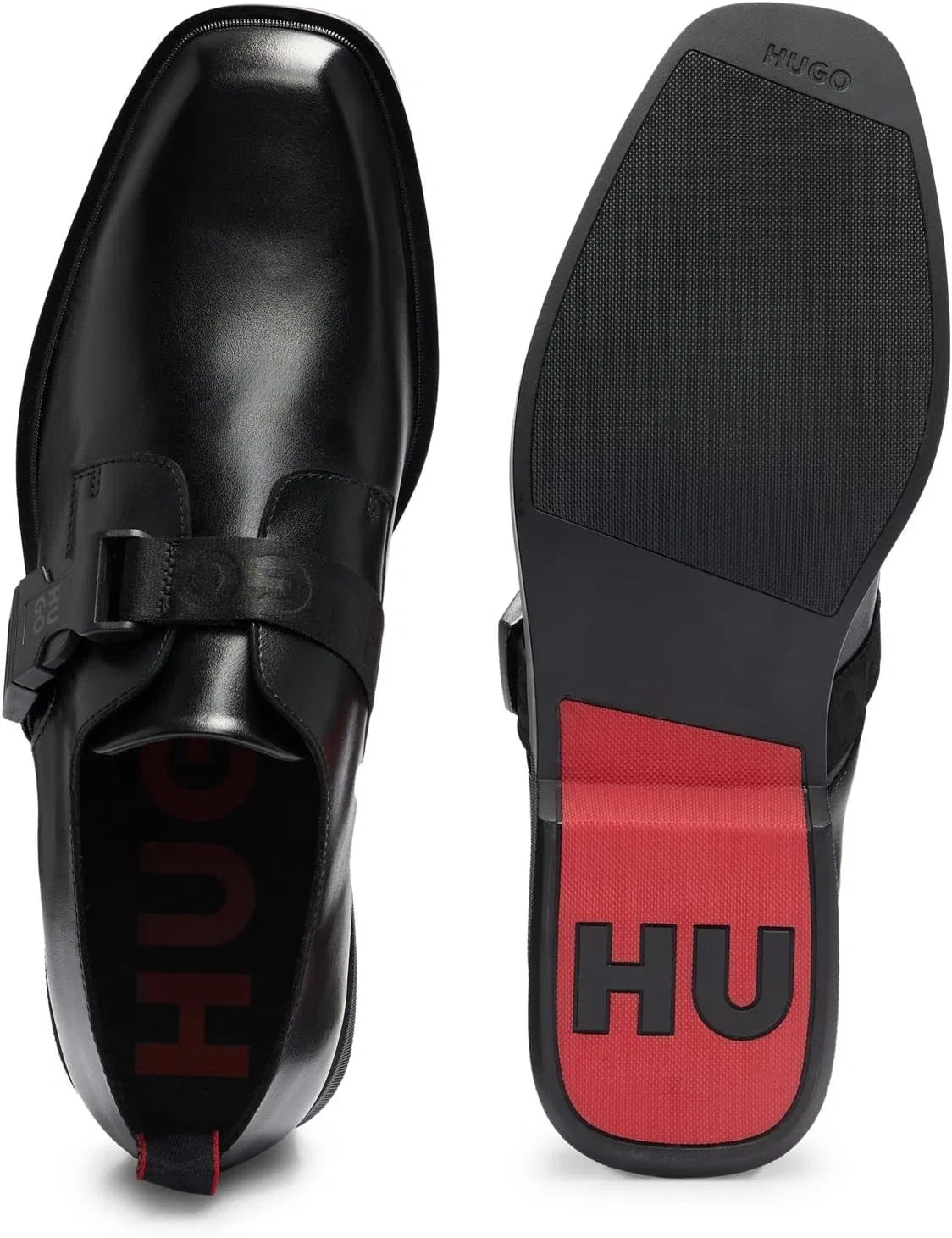 Лоферы HUGO Iker, черный — фото 4