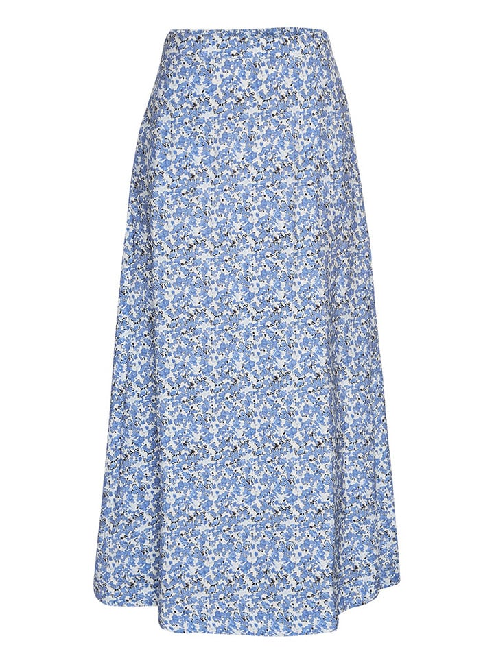 

Длинная юбка MOSS COPENHAGEN, цвет hellblau/weiß/schwarz