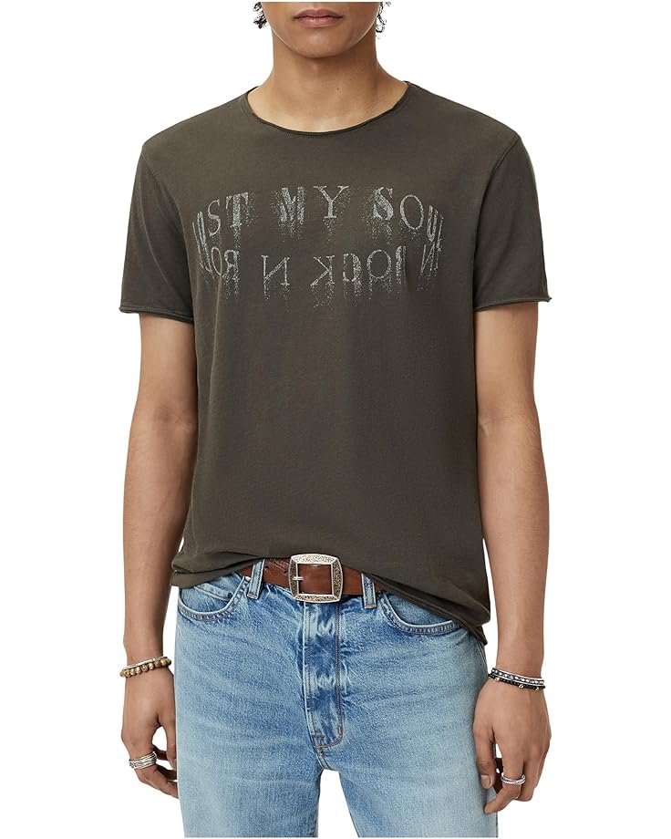 

Футболка John Varvatos Short Sleeve Raw Edge Tee - Lost Mysoul KG6975F25, цвет Mushroom