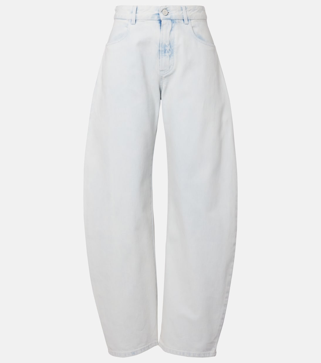 

Джинсы с низкой посадкой и расклешёнными штанинами Alaïa, Bleu Givre