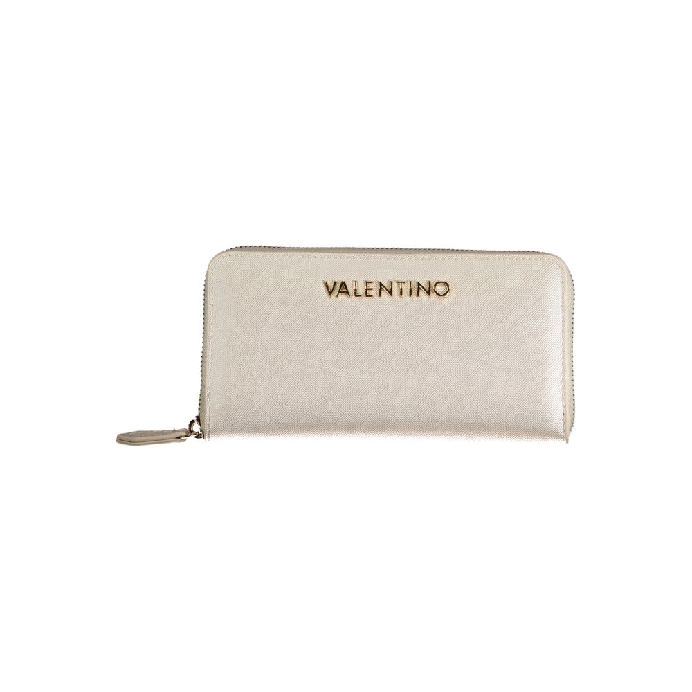 

Серебряный полиэтиленовый женский кошелек Valentino Bags, серый