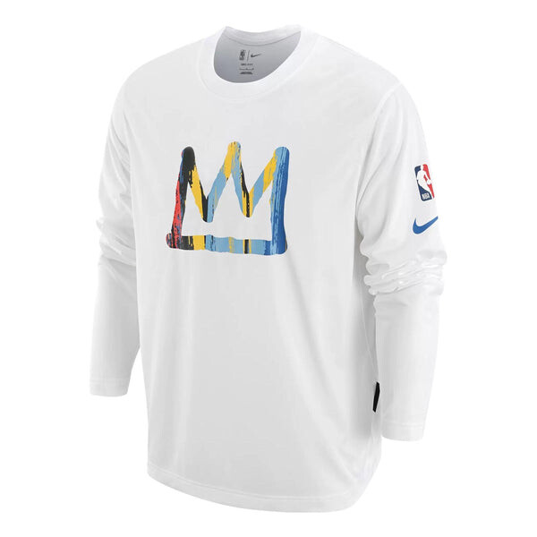 

Футболка Nike x NBA Brooklyn NETS Long Sleeve 'White', белый
