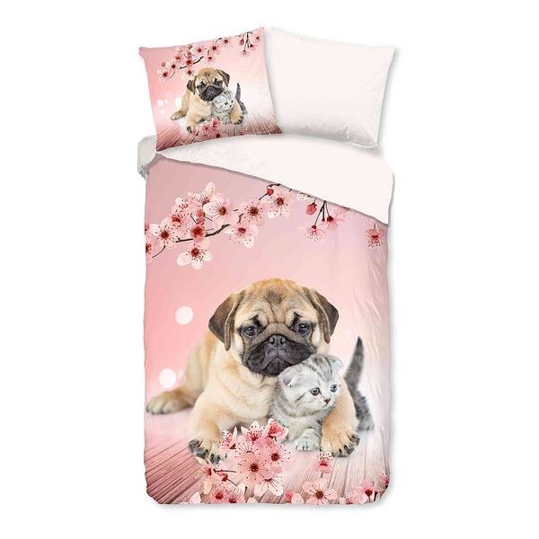 

Постельное белье из микрофибры loved Pure, розовый