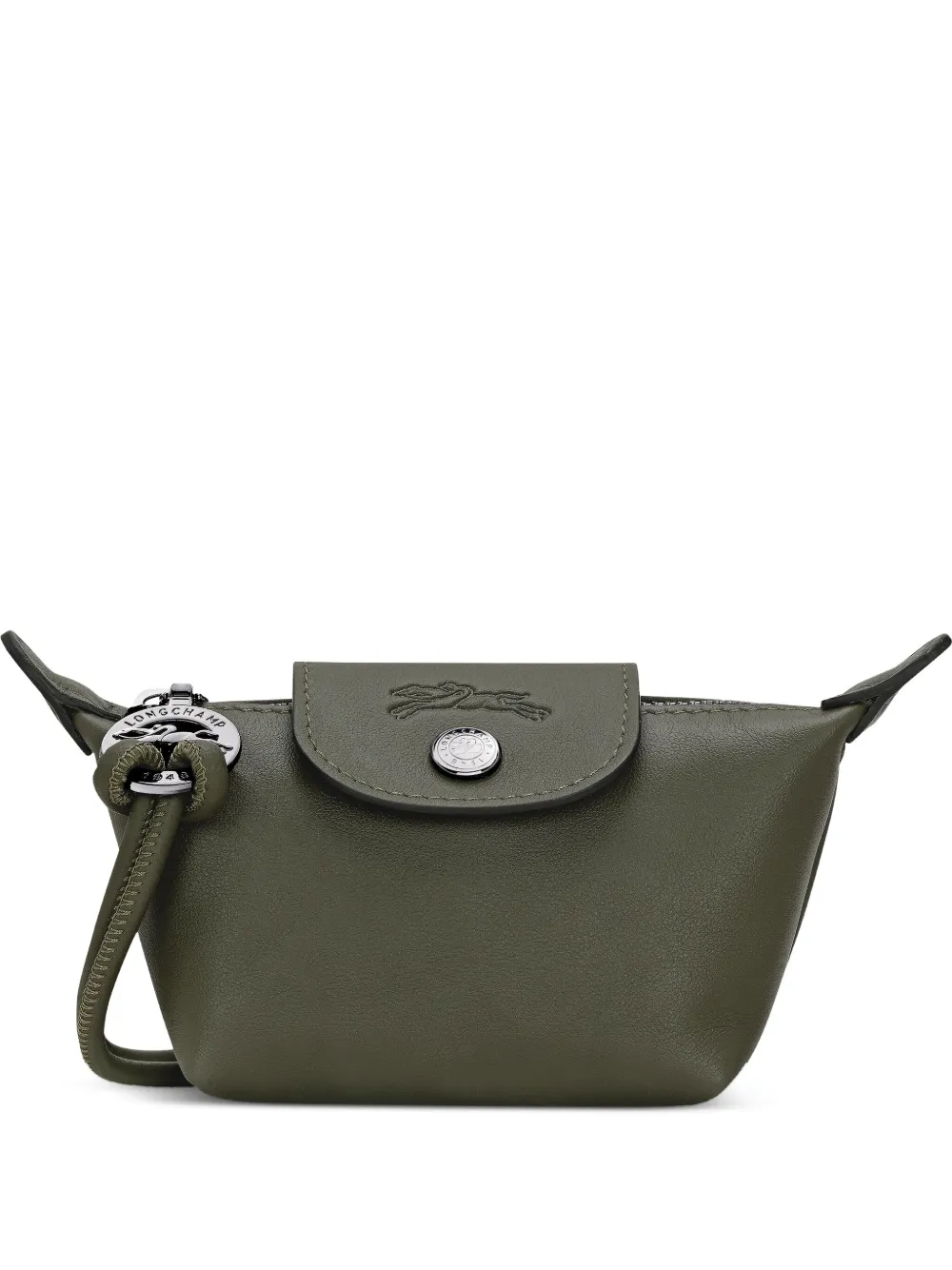 

Портмоне Le Pliage на кожаном шнурке Longchamp, зеленый