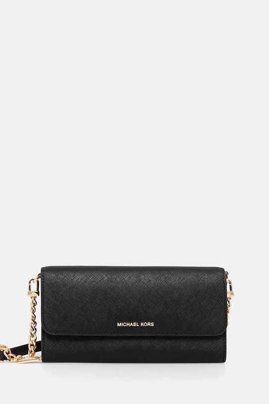 

Кожаный клатч Michael Michael Kors, черный