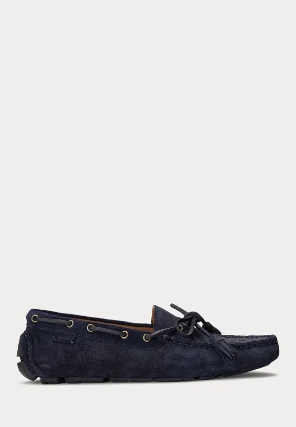 Мокасины Anders tasselled suede driver moccasins Polo Ralph Lauren, тёмно-синий