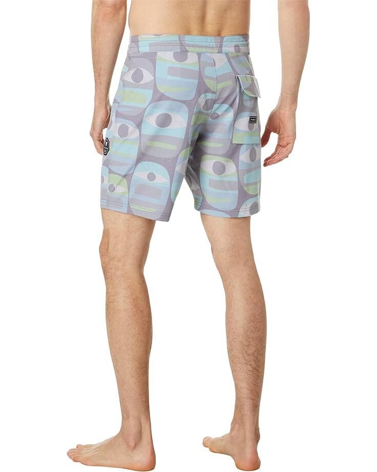 

Шорты для плавания VISSLA Minds Eye 17.5" Boardshorts, цвет Phantom