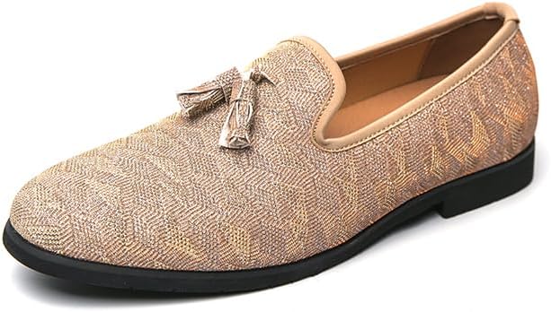 

Мужские роскошные лоферы-пенни на скользящей подошве, обувь. Мужские классические туфли для вечеринок, танцев, свадьбы. Британские формальные деловые туфли, повседневные туфли, смокинговые тапочки. Размеры 38-47 Senlongbao, золотой