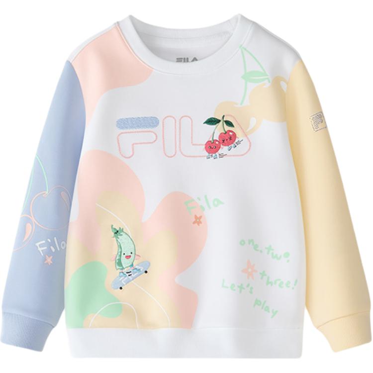 

Свитшот для детей 3-7 лет FILA KIDS, белый