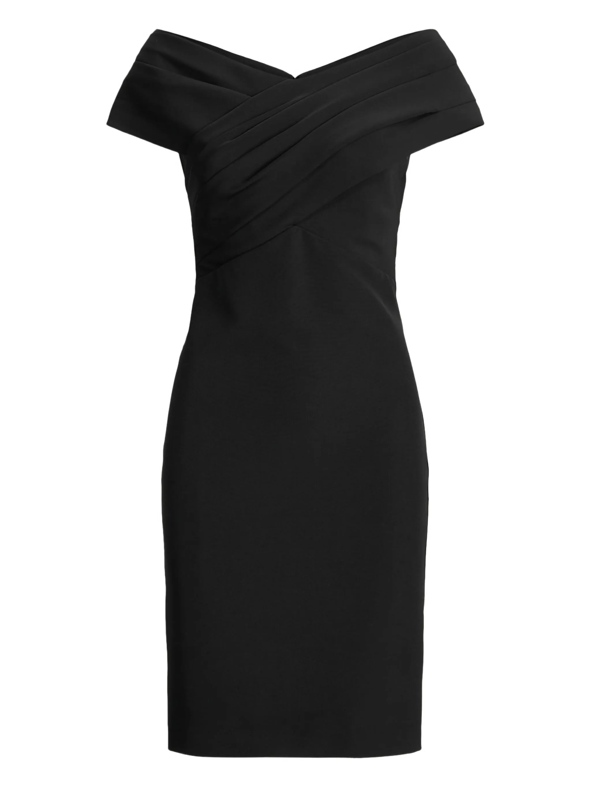 

Платье миди с открытыми плечами Lauren Ralph Lauren, черный