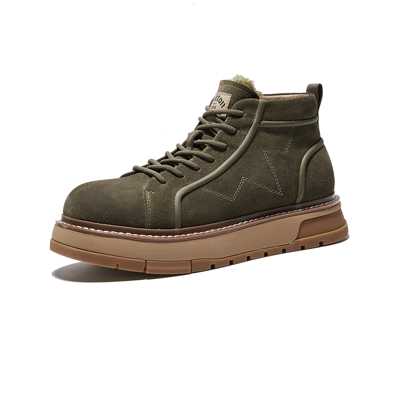 

Hautton Jeans Мужские зимние ботинки коричневые/хаки, цвет Army Green