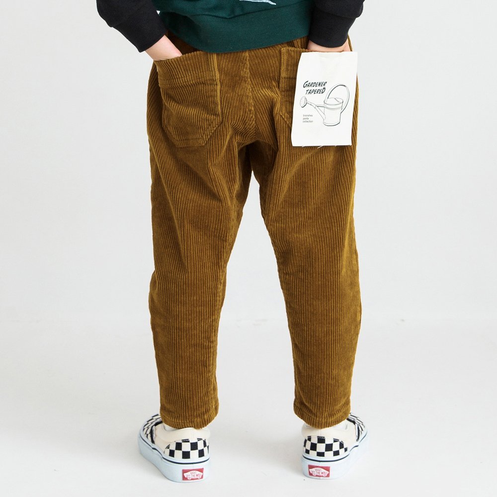 Вельветовые брюки зауженного кроя Branshes, Camel — фото 4
