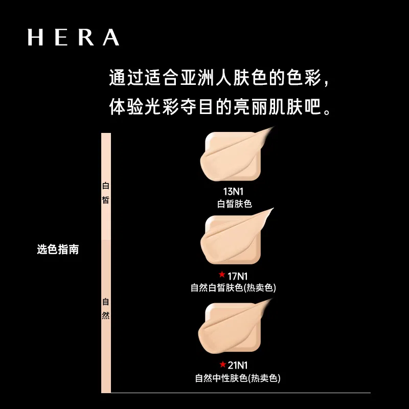 Набор пробников косметики Hera: тональная основа Black Gold 10 мл + солнцезащитный крем 15 мл — фото 3