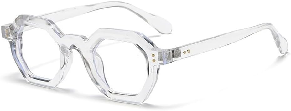 

Модные солнцезащитные очки Polygon Small Square для женщин, ретро с заклепками, мужские солнцезащитные очки UV400, трендовые солнцезащитные очки для активного отдыха и спорта SKFGNX, Transparent Clear