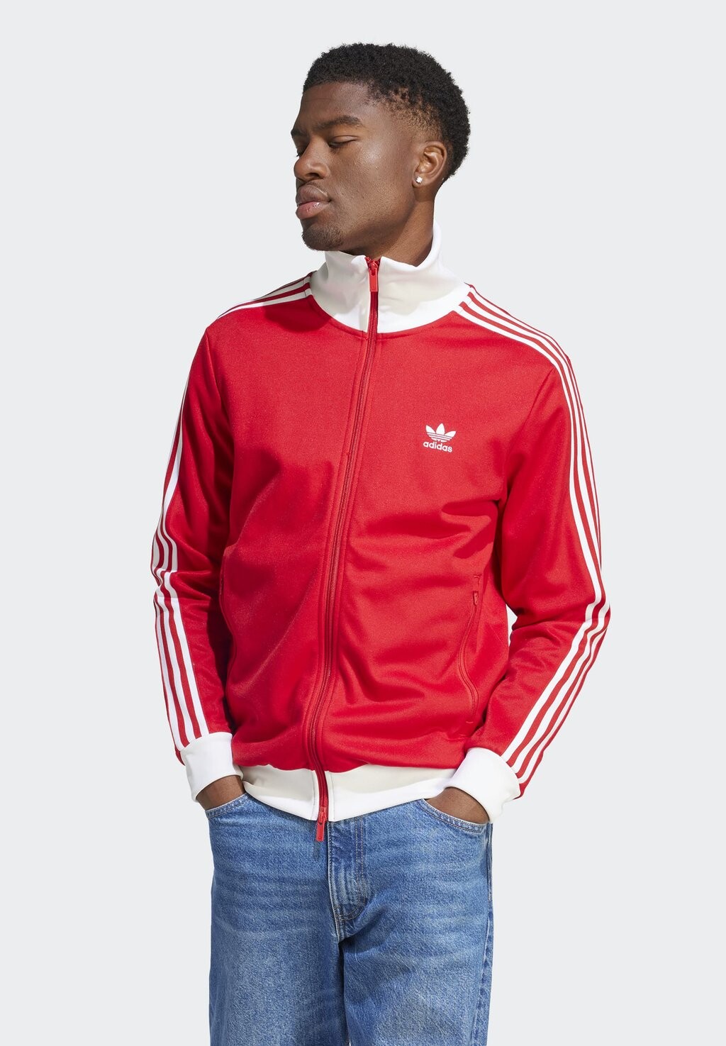 

Спортивная куртка Beckenbauer Tt adidas Originals, цвет better scarlet white