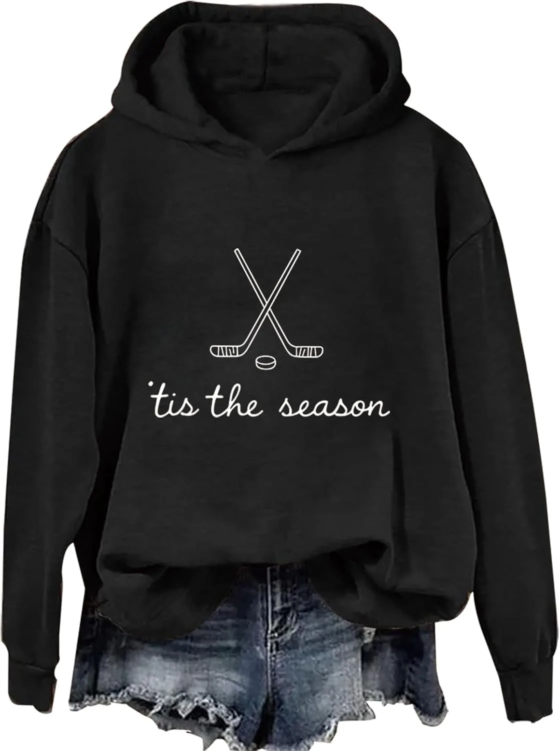 

Хоккейный свитшот для любителей хоккея с длинными рукавами quyaosy