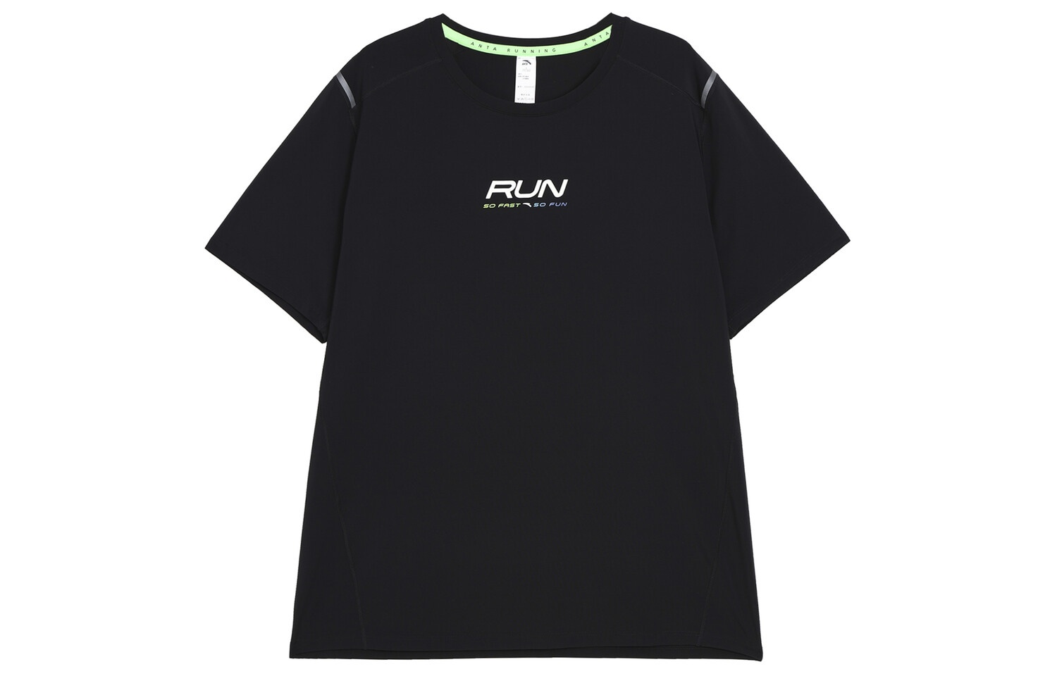 

Футболка из коллекции Running, мужская, базовая, черная-5 Anta, черный