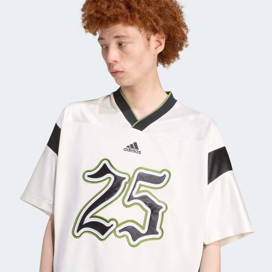 Футболка ADIDAS ORIGINALS Football, White — фото 4