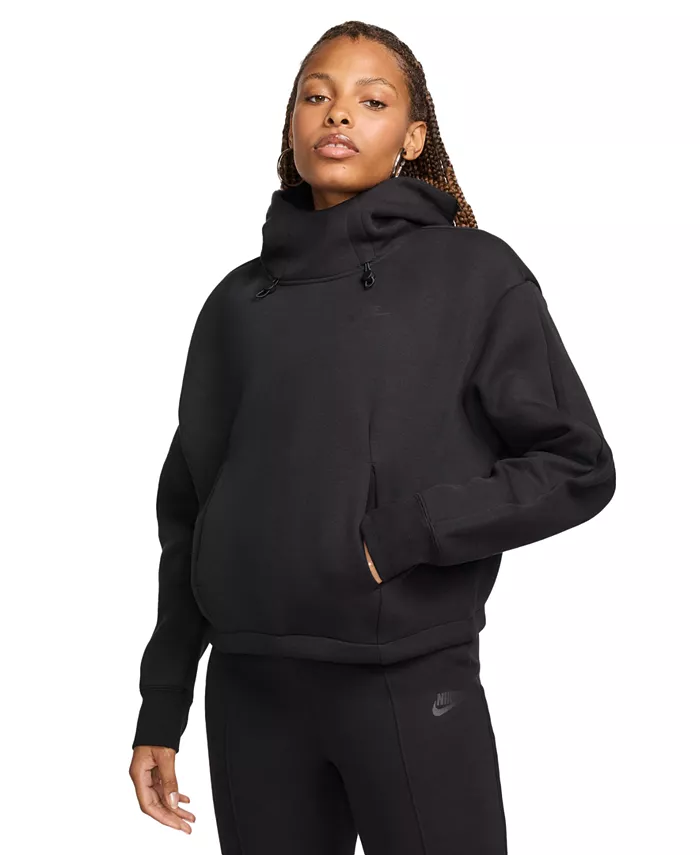 

Женский спортивный худи оверсайз Tech Fleece Nike, черный