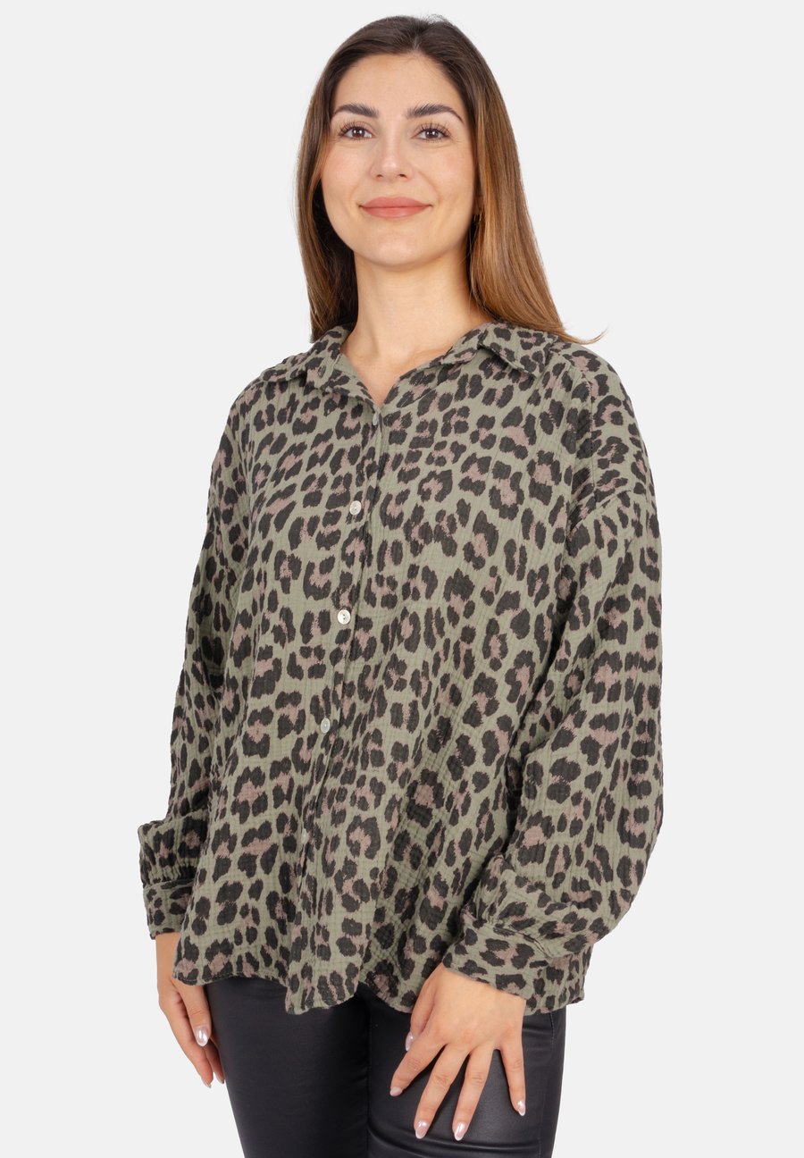 

Блуза Seasons of April LEO QUEEN MUSSELIN OVERSIZED, Khaki