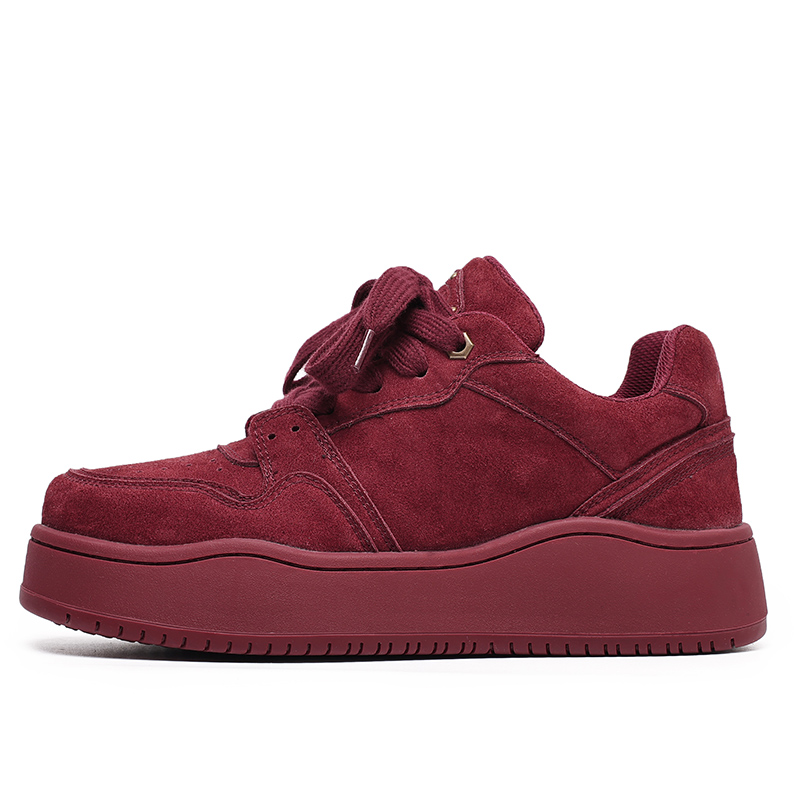 

LUOMAIKE Низкие скейтерские кроссовки унисекс бордовые, цвет Burgundy