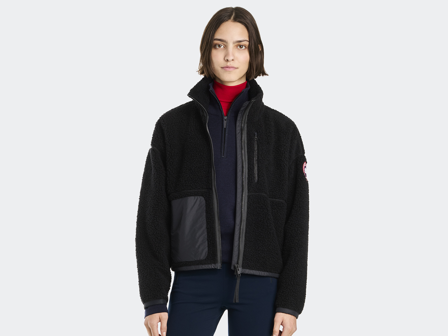 

Свитер Canada Goose Simcoe Zip Up Fleece, черный