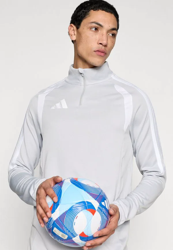 Тренировочная футболка tiro26 с длинными рукавами Adidas Performance, Team Light Grey/White — фото 4