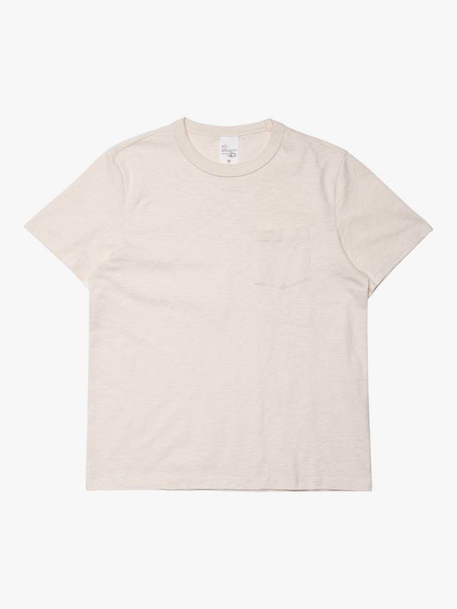 

Футболка roy heavy slub Nudie Jeans, экрю