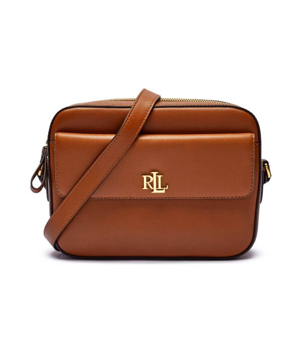 

Сумка кожаная Lauren Ralph Lauren Marcy, коричневый