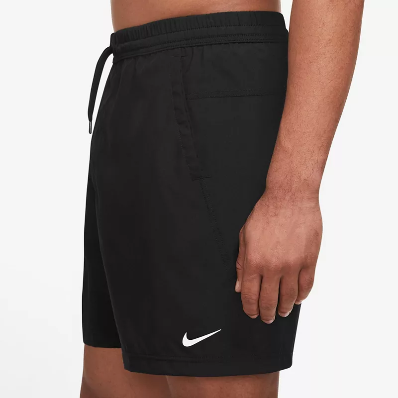 Мужские универсальные шорты без подкладки Nike Dri-FIT Form 7 дюймов, черный — фото 3