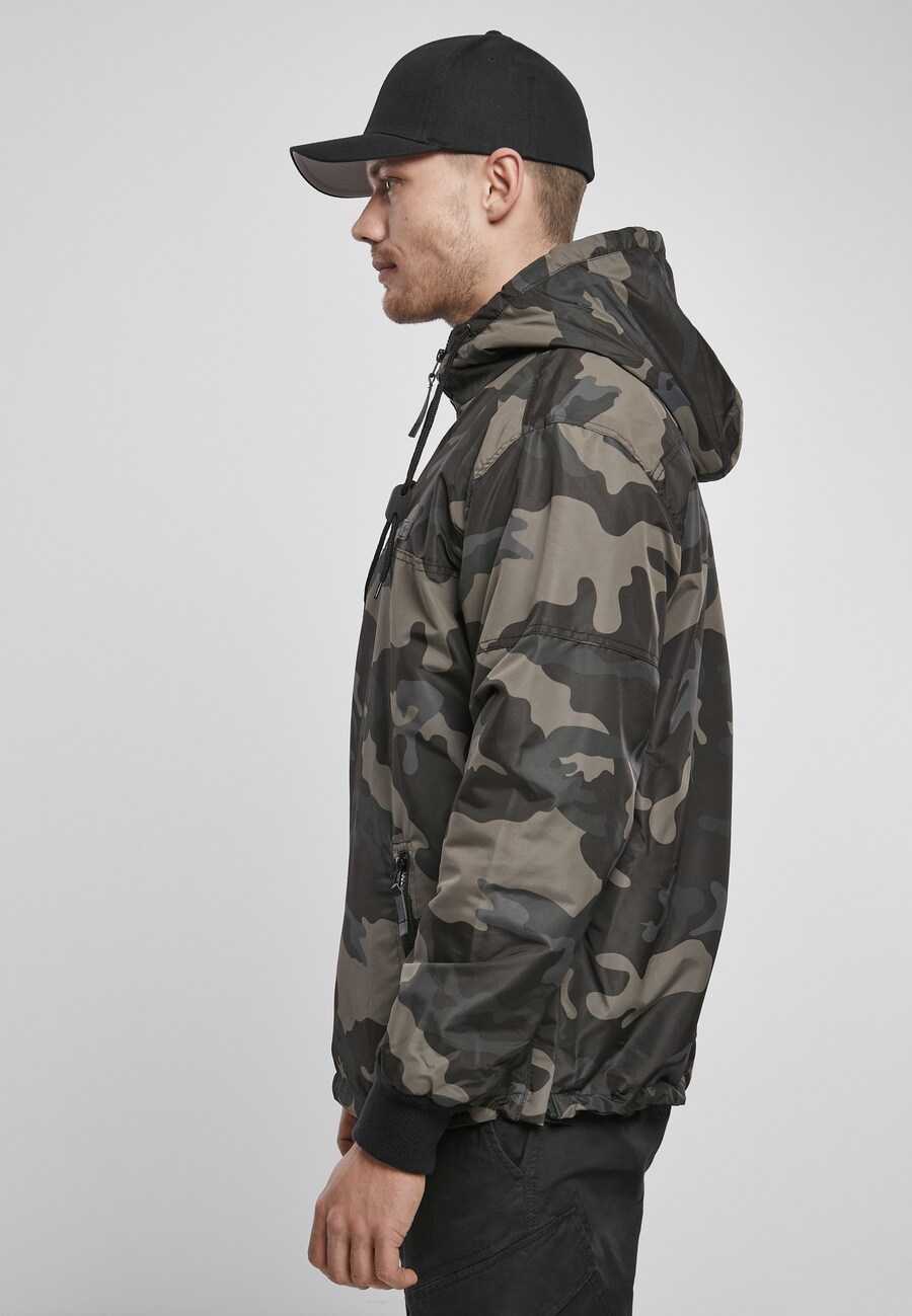 Межсезонная куртка Brandit, цвет Khaki/Dark green — фото 4
