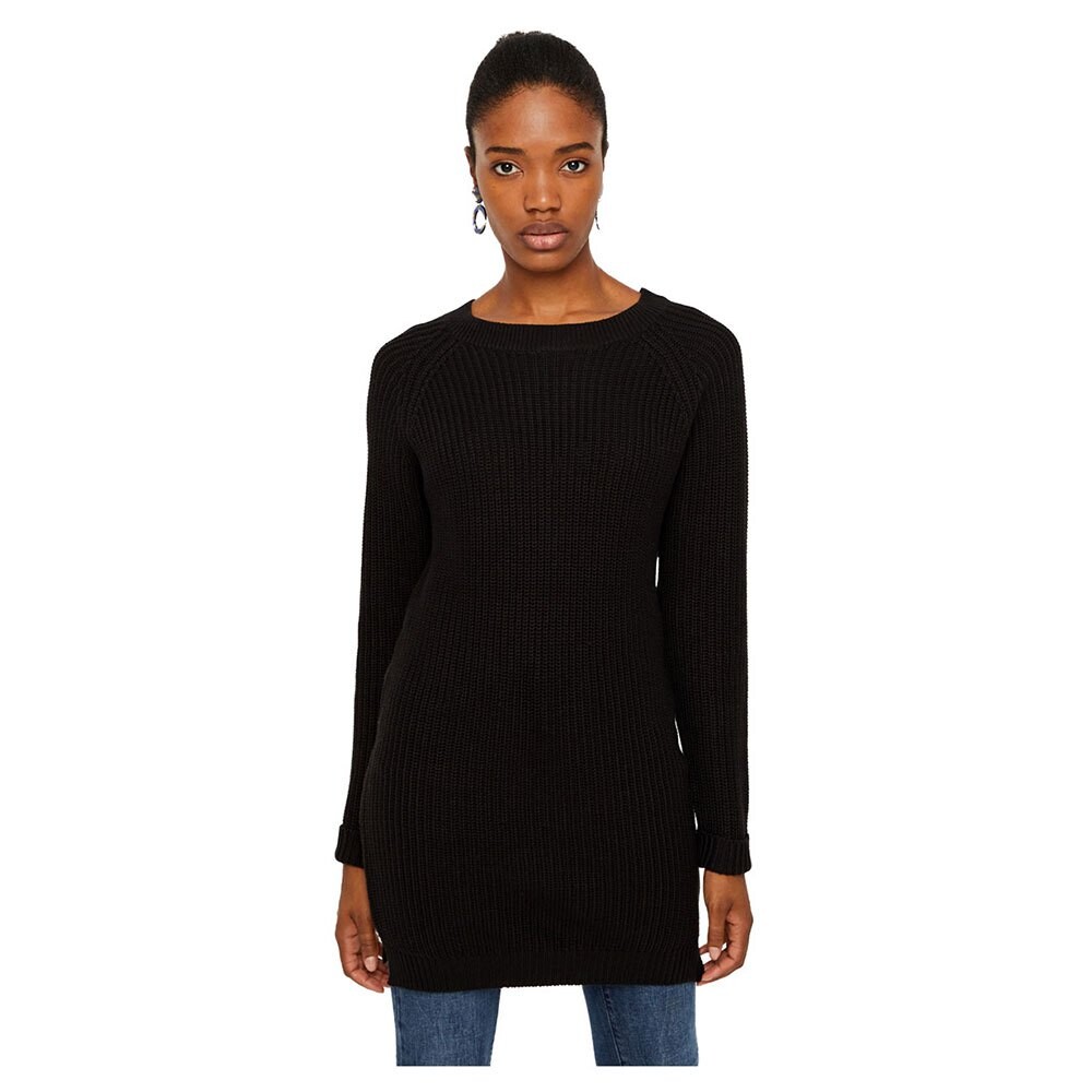 

Платье Noisy May Siesta Long Sleeve O Neck Knit, черный