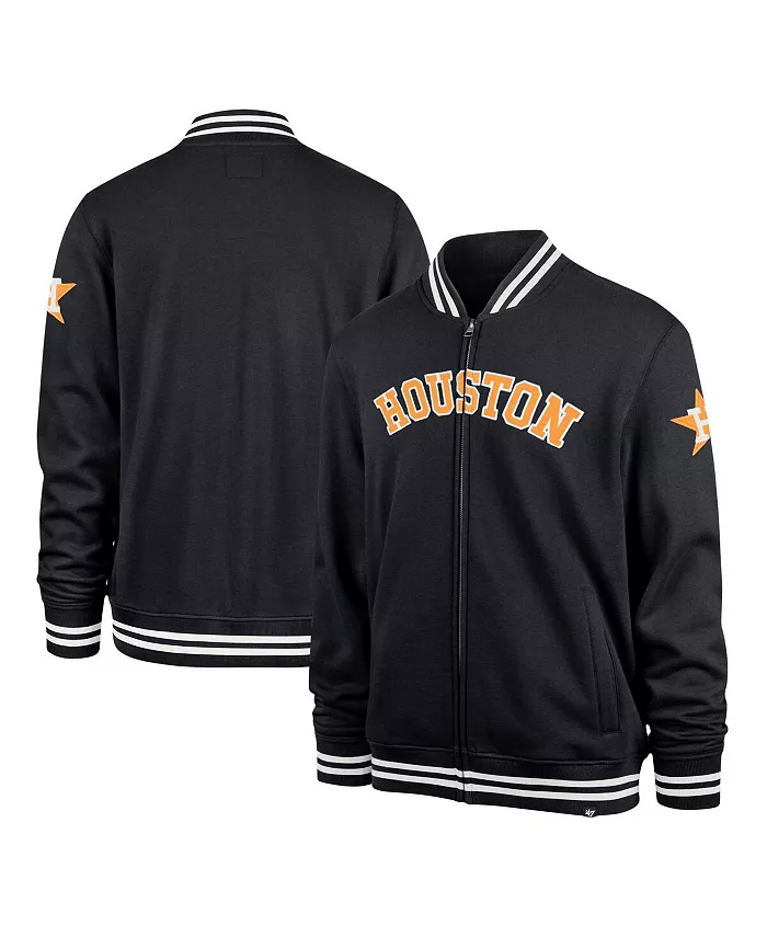 

Мужская синяя толстовка Houston Astros Wax Pack Pro Camden на молнии '47 Brand