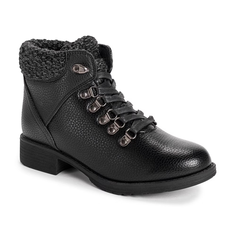 Ботинки для хайкинга Hiker denali на шнуровке Muk Luks, black