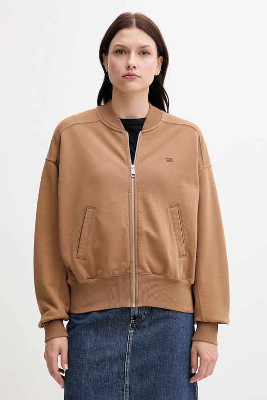 

Хлопковая толстовка Tommy Hilfiger, коричневый