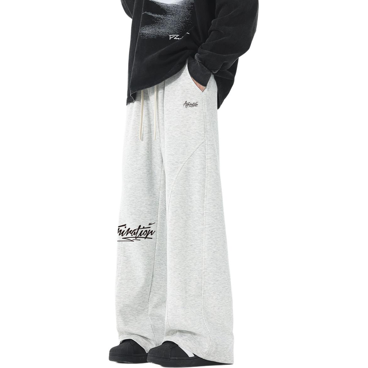 

Повседневные брюки Unisex Moderate Straight Fit WARRIOR, белый heather серый