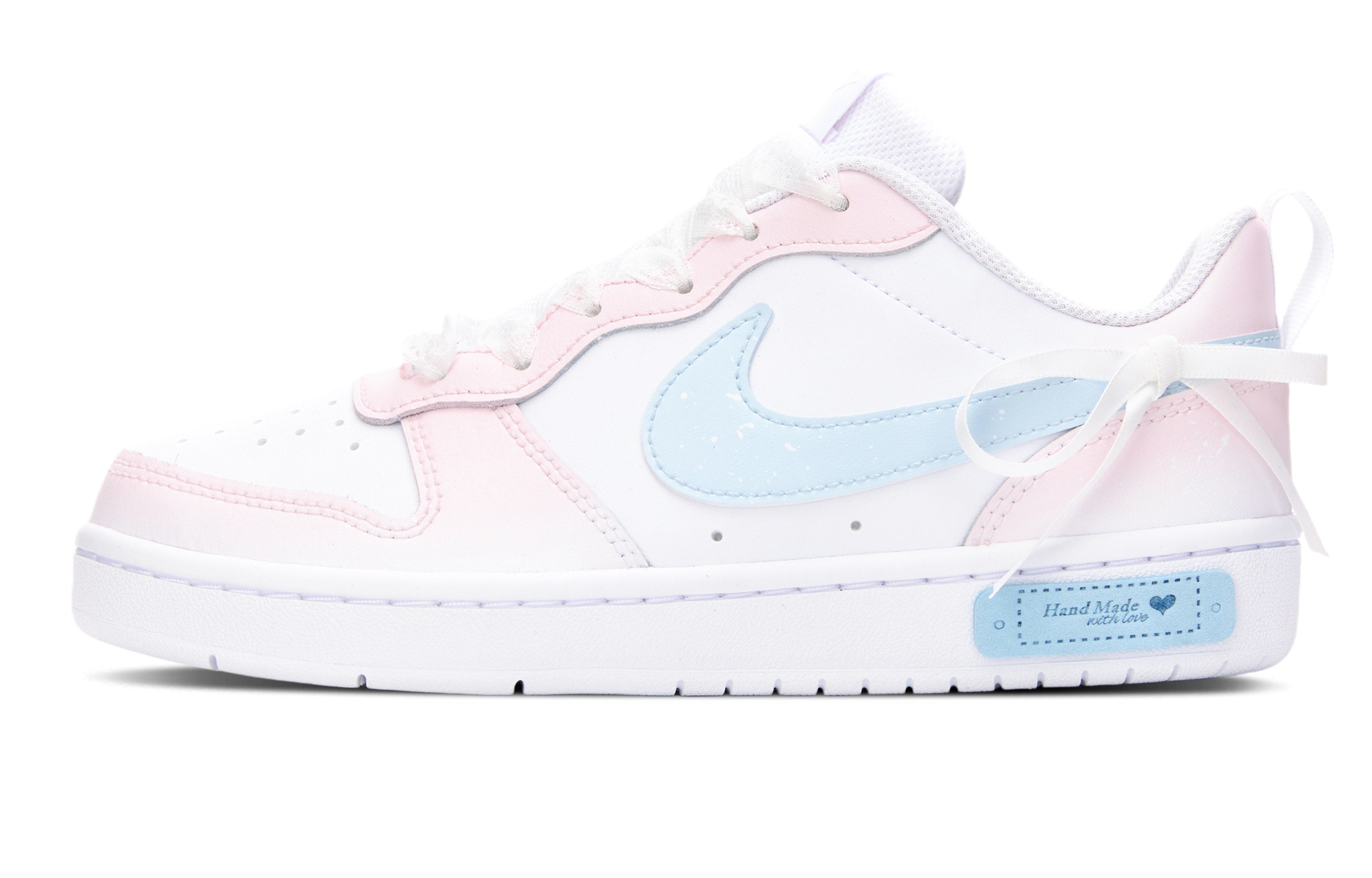 

Детские скейтерские кроссовки Court Borough для младших школьников Nike, розовый/синий