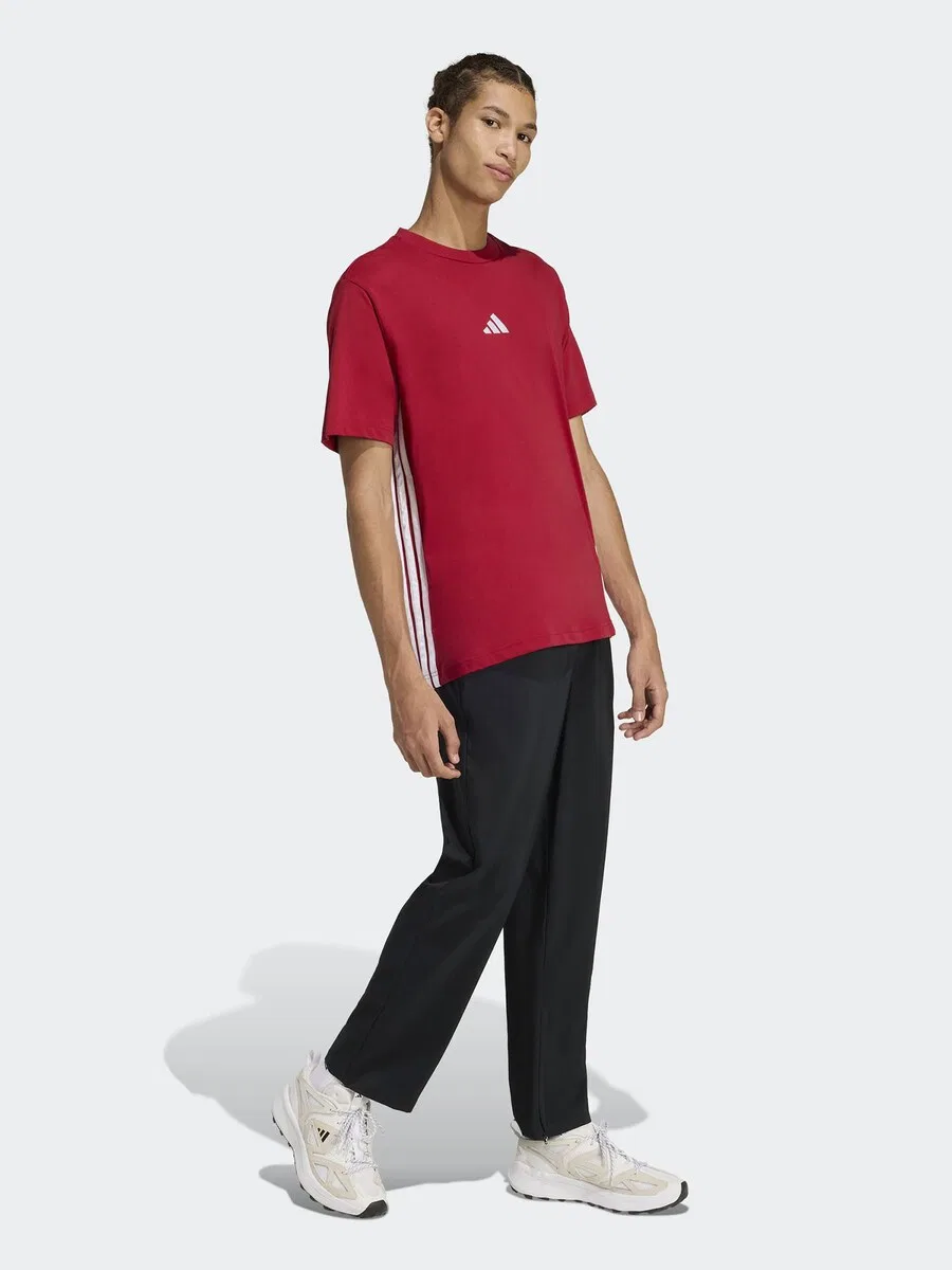 Футболка ADIDAS PERFORMANCE кроваво-красного цвета — фото 2