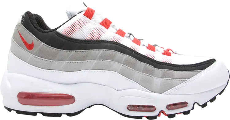 

Кроссовки Nike Air Max 95 'Cement Red', белый, Белый;серый, Кроссовки Nike Air Max 95 'Cement Red', белый