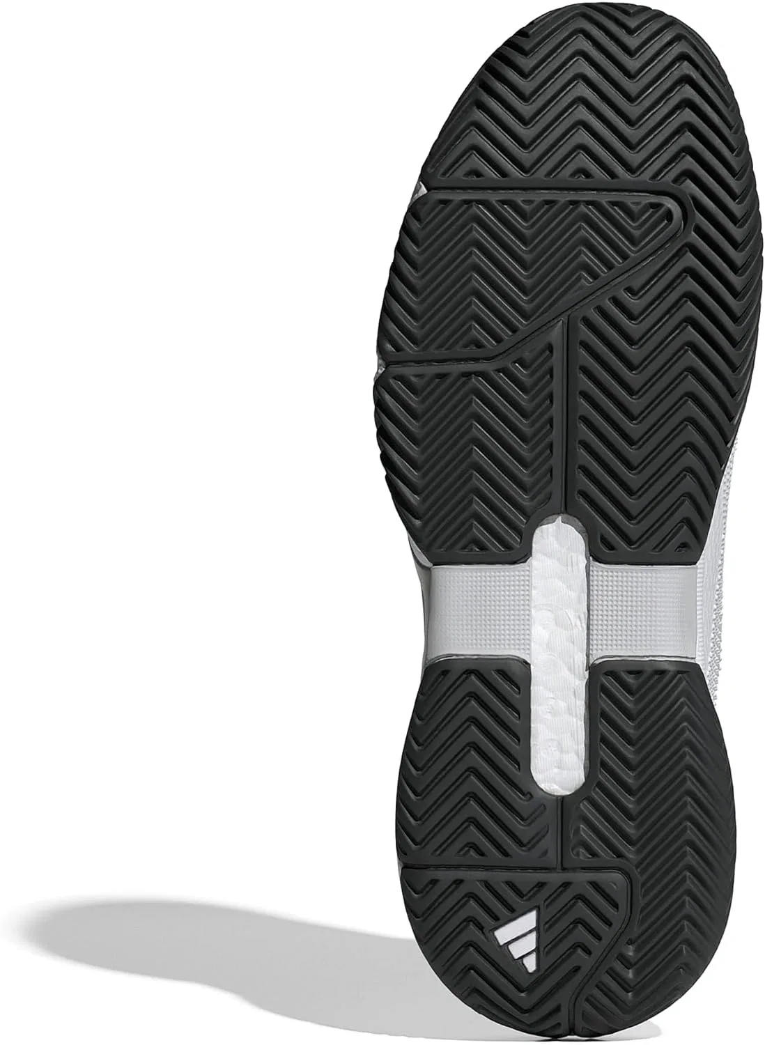 Кроссовки теннисные Adidas Solematch Control 2, White/Black Blue Metallic/Silver Metallic — фото 3