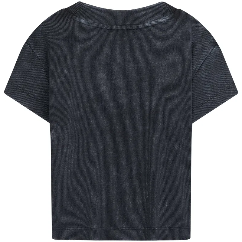Женская футболка с круглым вырезом Calvin Klein, Navy Blue — фото 4