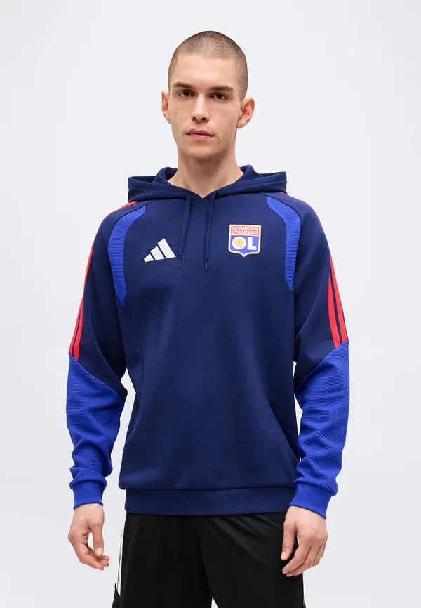 Толстовка для соревнований Olympique Lyonnais 26/27 Tiro 26 - клубная одежда Adidas Performance, темно-синий