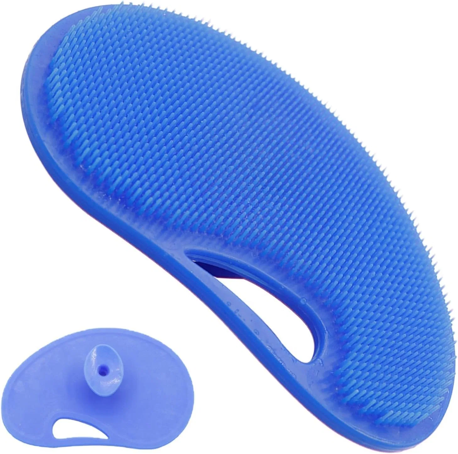 Generisch Силиконовая мочалка для тела, Blue