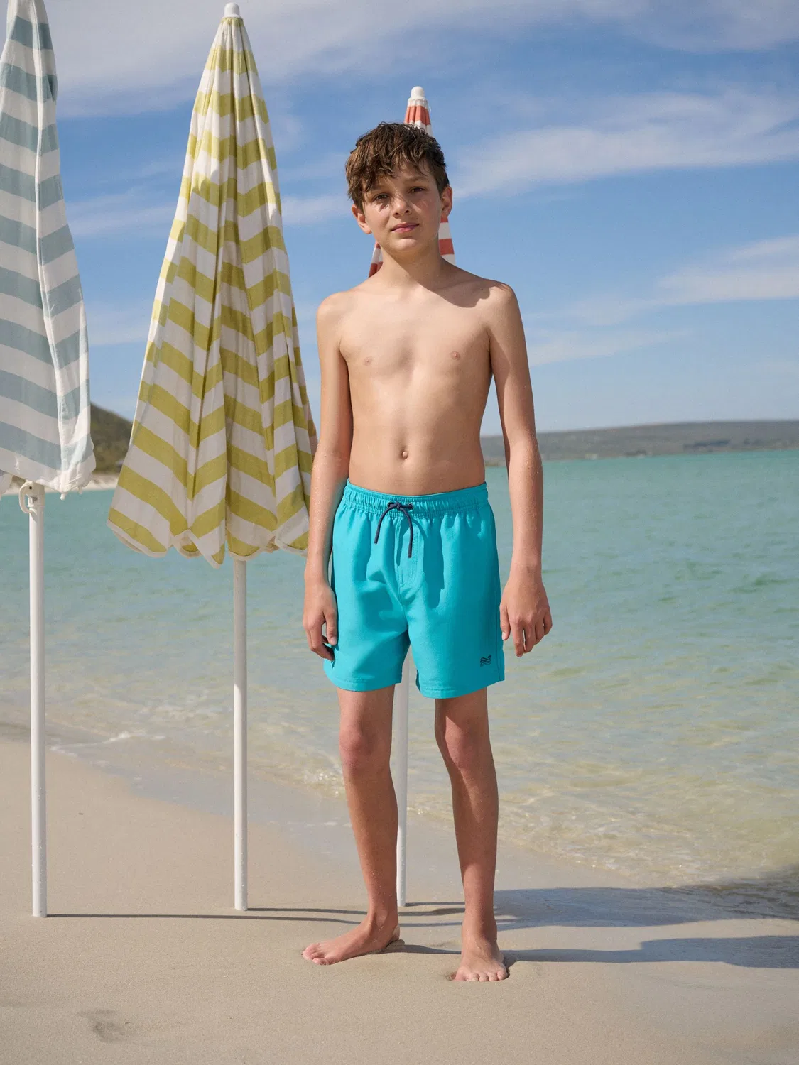 Плавки для мальчиков, Regular Fit, Swim Shorts Next, бирюзовый — фото 2