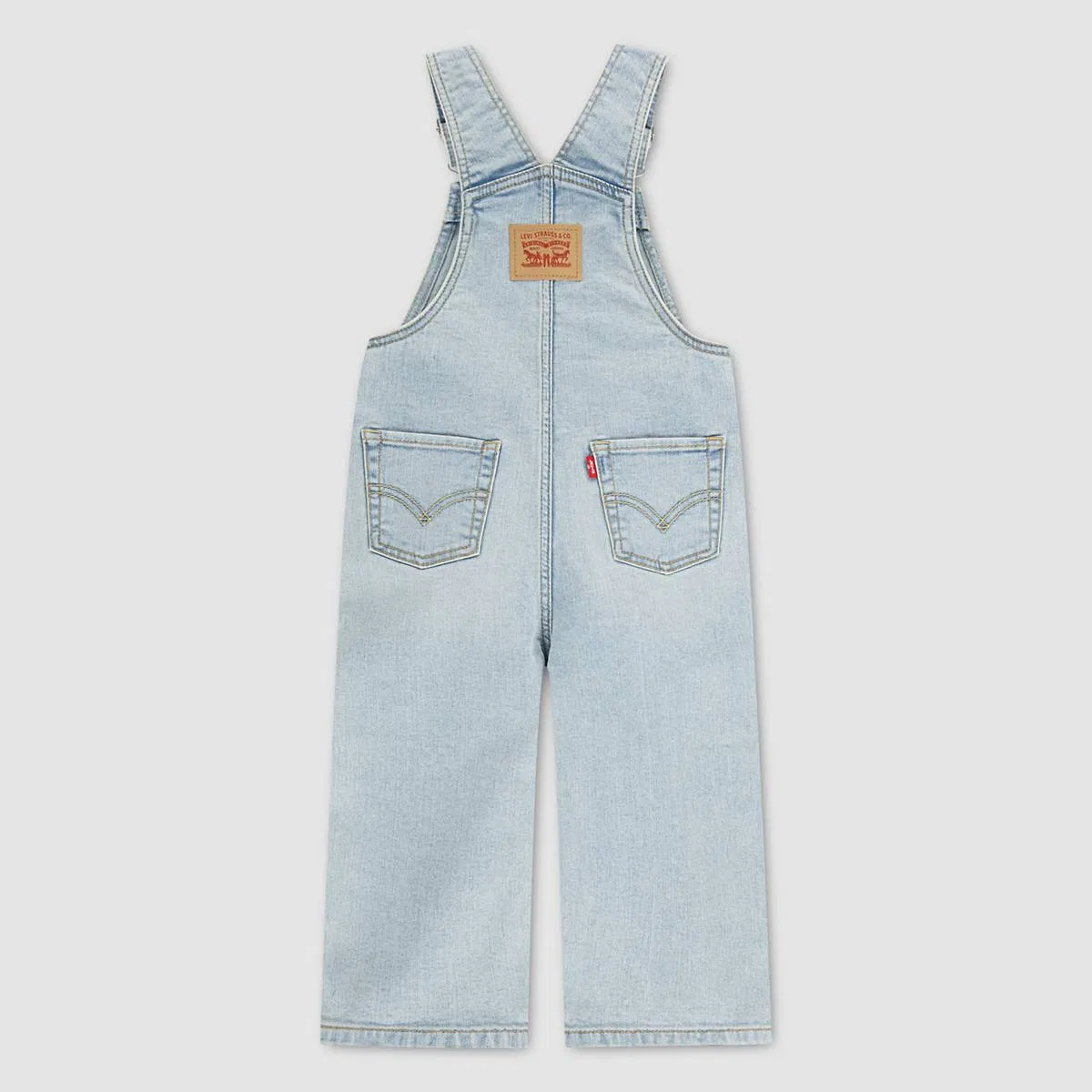 Свободный комбинезончик для мальчиков 2-4 лет Levi's, Luxor Last - Light Wash — фото 2
