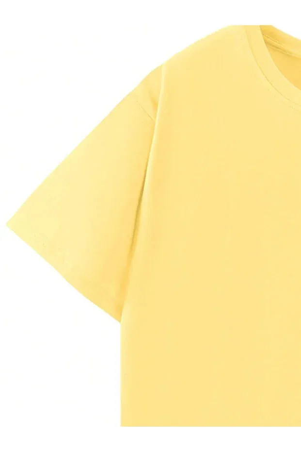Детская футболка для девочек с принтом Fun Teddy Bear Themed Kids T-Shirt Cc Collection, Yellow — фото 4