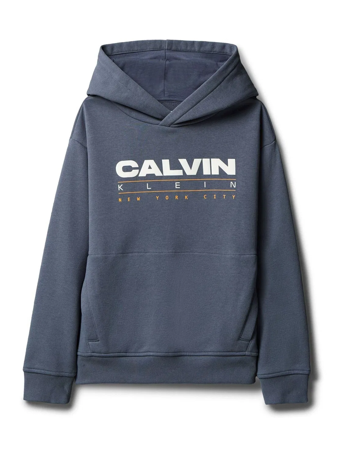 Худи Calvin Klein Jeans Kids, синее — фото 4